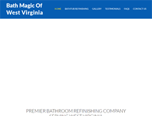 Tablet Screenshot of bathmagicwv.com